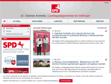 Tablet Screenshot of gabriele-andretta.de
